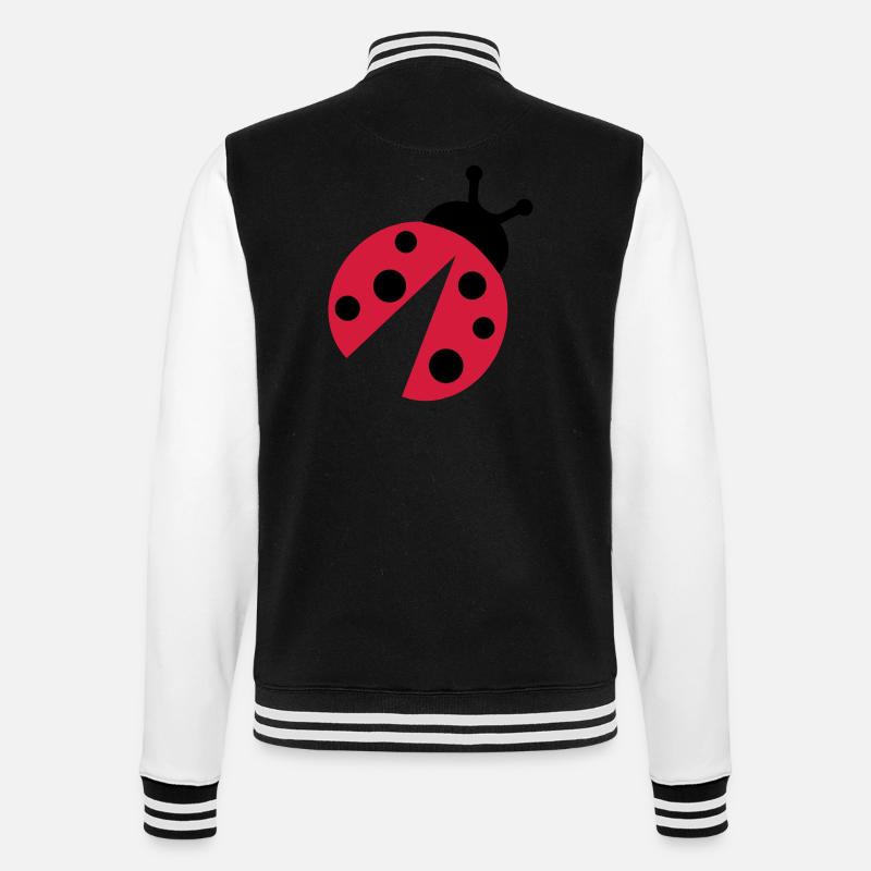 Ladybug - College Sweat Jacket - black/white