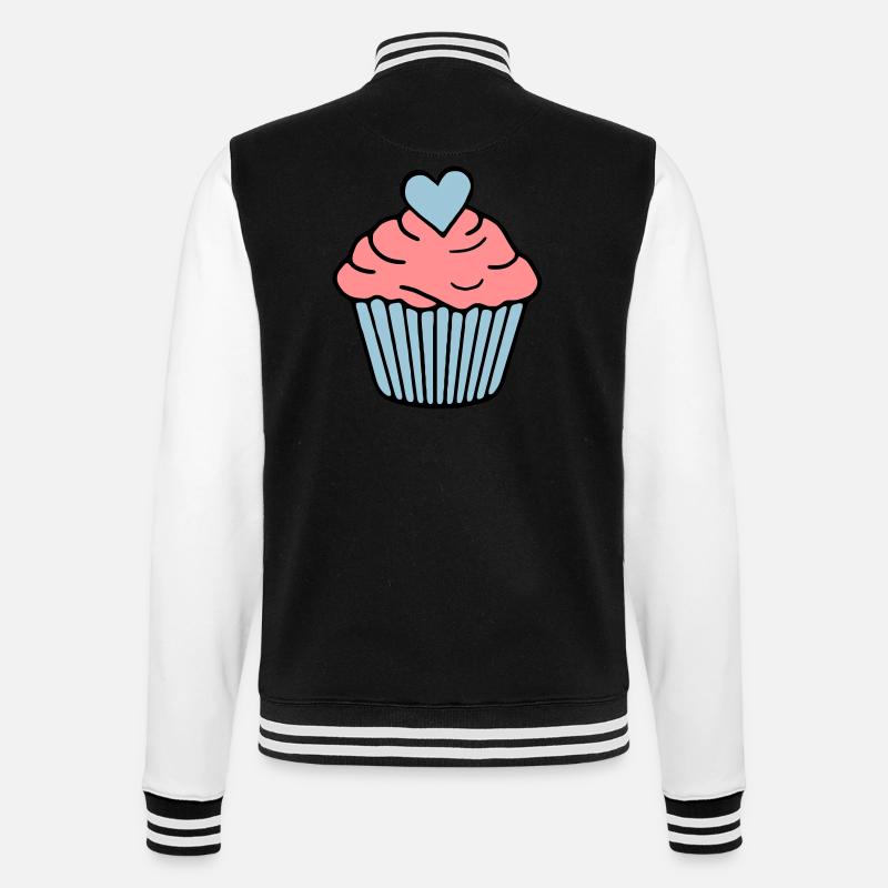 coeur de gâteau - Veste Teddy - noir/blanc