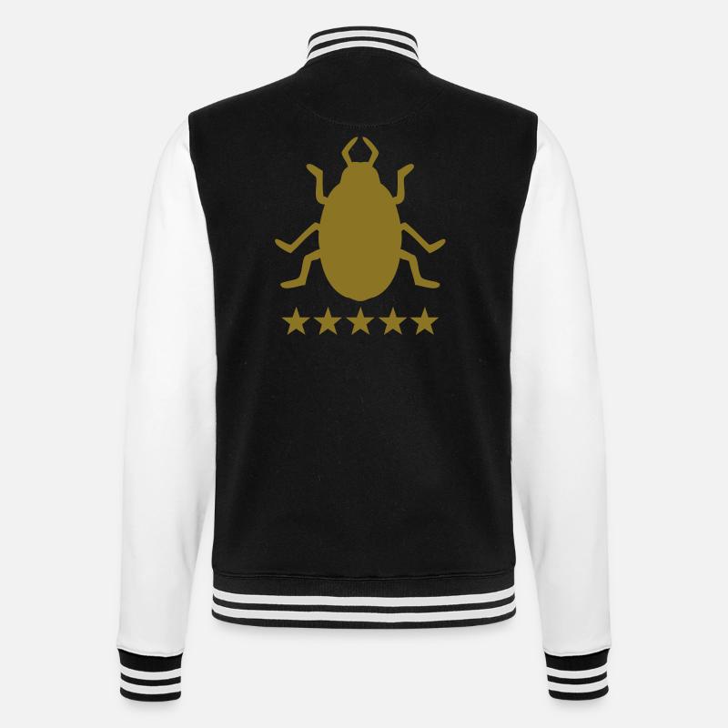 bug 5 star - Veste Teddy - noir/blanc