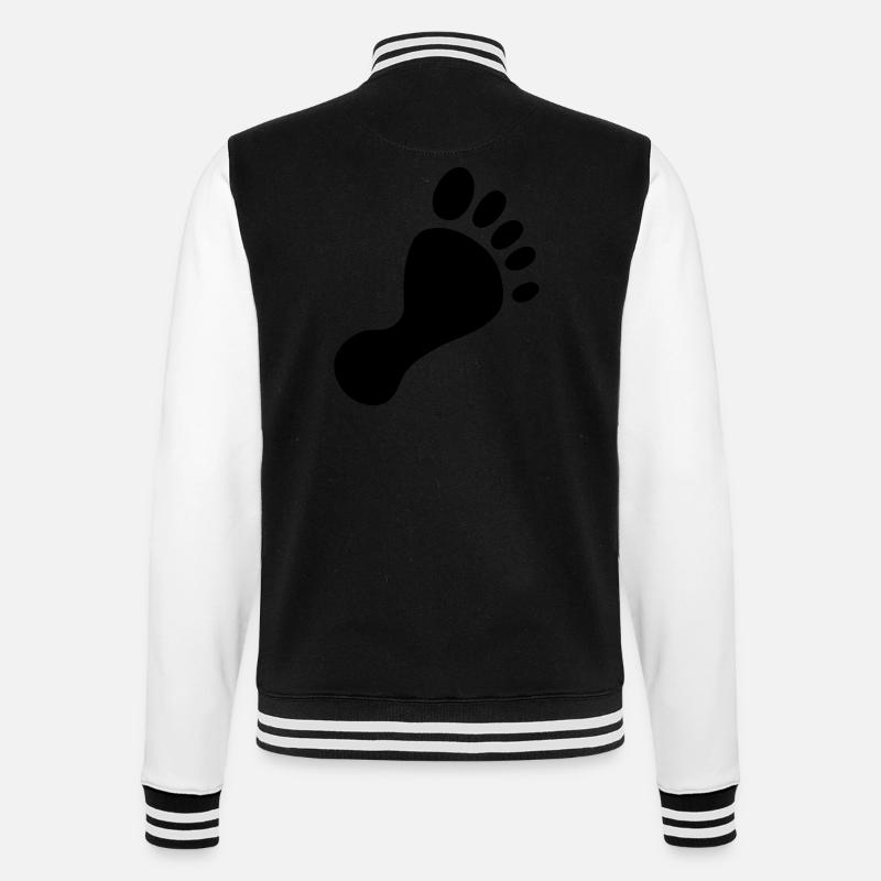 fuss - College-Sweatjacke - Schwarz/Weiß