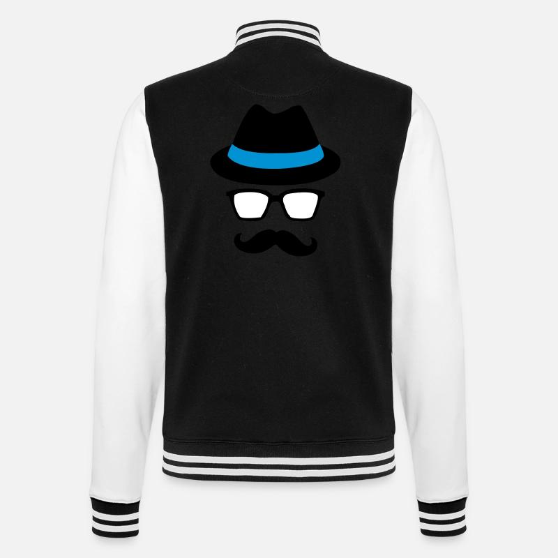 HIPSTER - College-Sweatjacke - Schwarz/Weiß