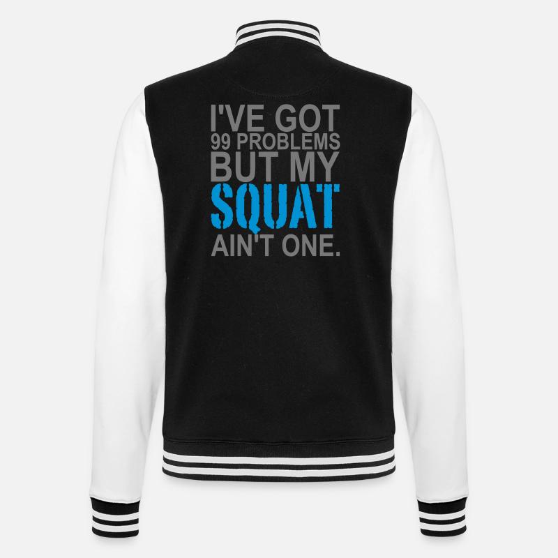 99 Problems - College Sweat Jacket - black/white