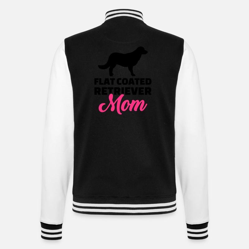 Flat Coated Retriever - Veste Teddy - noir/blanc