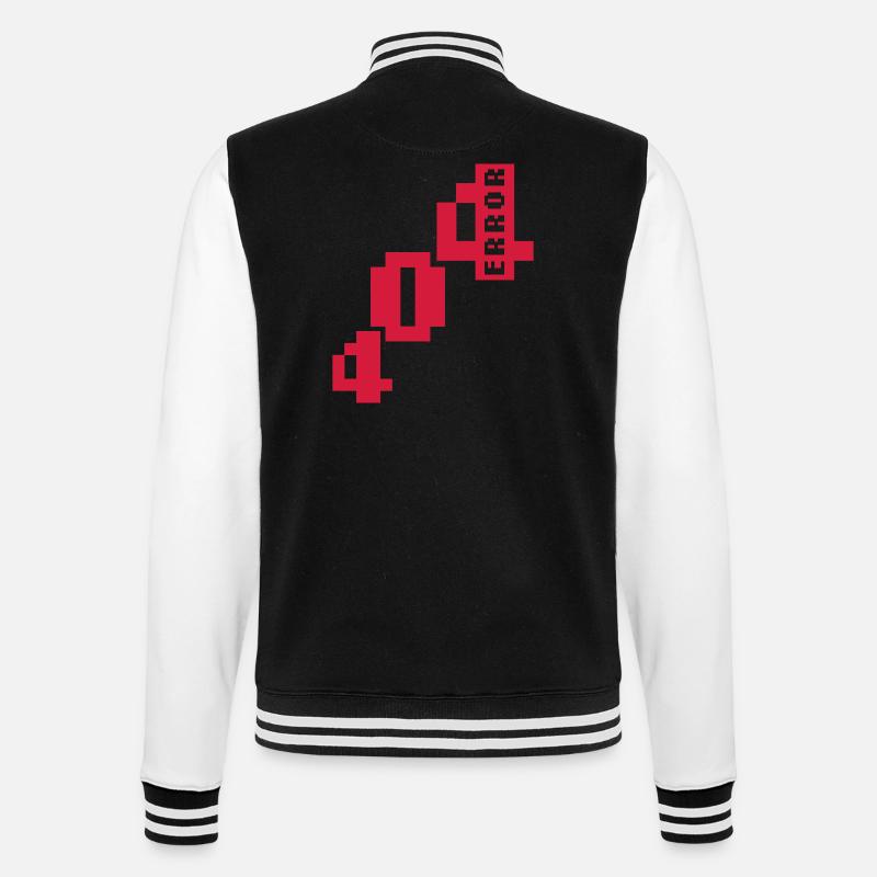 Error 404 Connection Problem - College Sweat Jacket - black/white