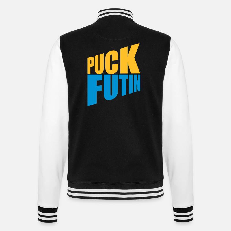 Conception du logo Puck Futin - Veste Teddy - noir/blanc