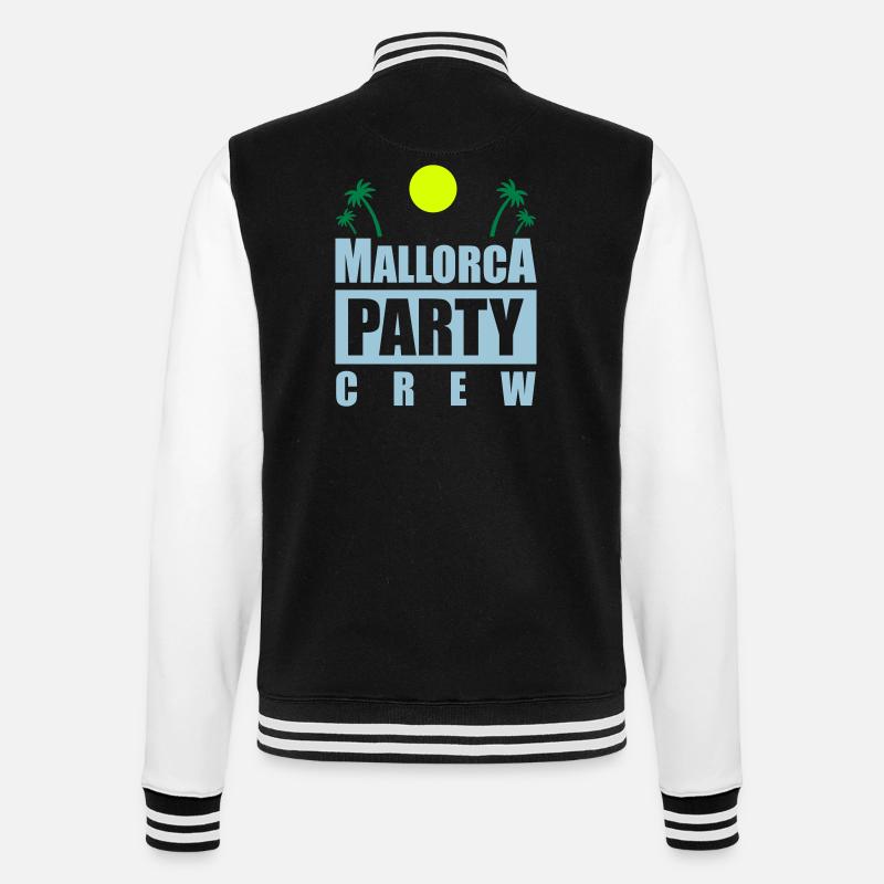 Mallorca Party Crew - Veste Teddy - noir/blanc