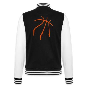 basketball - College Sweat Jacket - black/white - Back - Marisol (170cm)