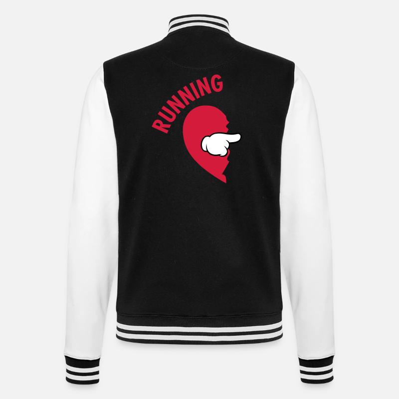 Running Partner (Part 1) - Veste Teddy - noir/blanc