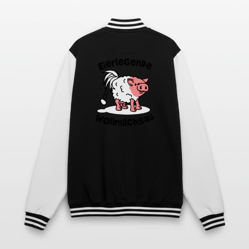 egg-laying wool milk sow - workaholic - work College Sweat Jacket