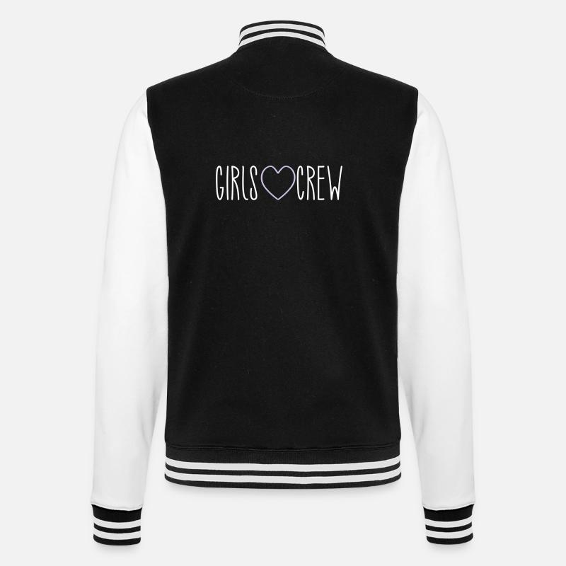 Coeur d’équipage filles - Veste Teddy - noir/blanc