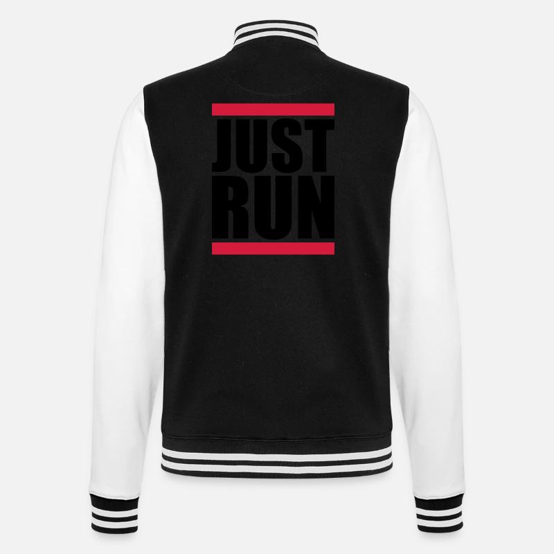 Logo de la barre d’exécution - Veste Teddy - noir/blanc