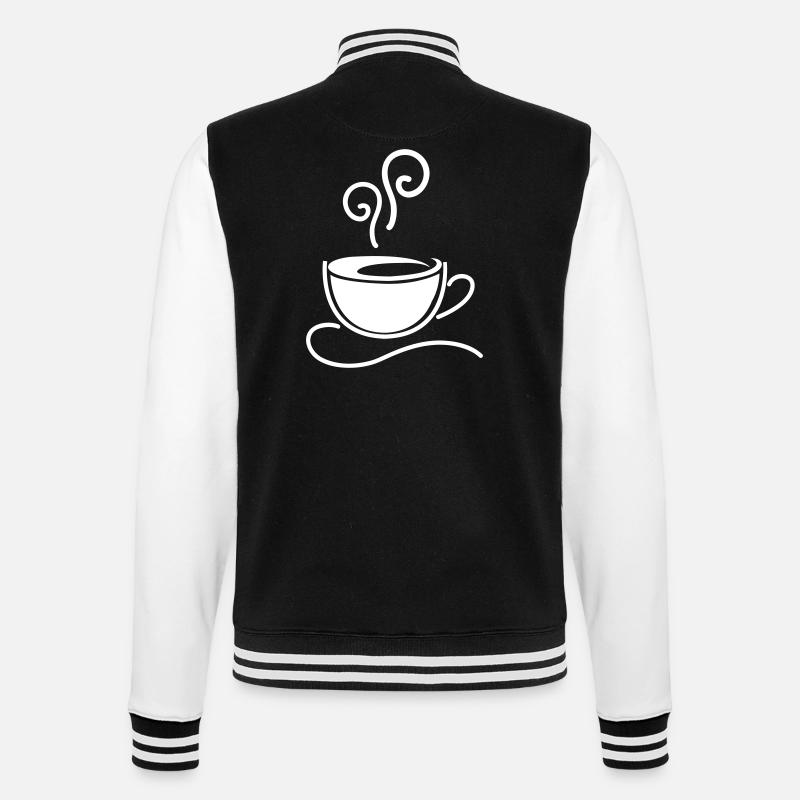 Café Kaffee - Veste Teddy - noir/blanc