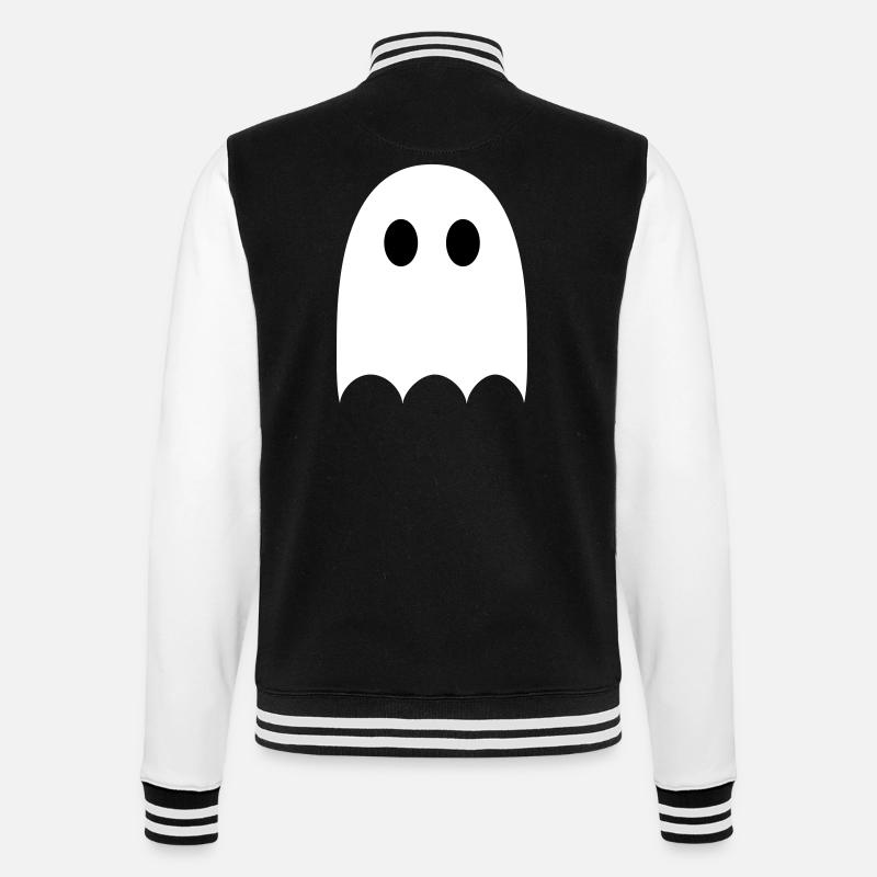 ghost - College Sweat Jacket - black/white