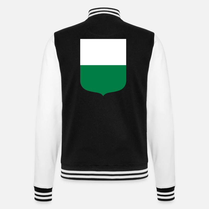 Saxony - College Sweat Jacket - black/white