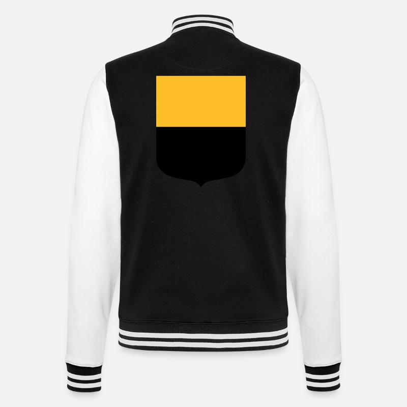 Sachsen-Anhalt - College-Sweatjacke - Schwarz/Weiß