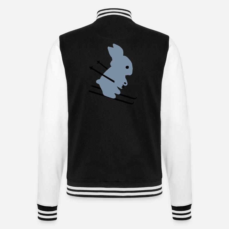 Ski lièvre - Veste Teddy - noir/blanc