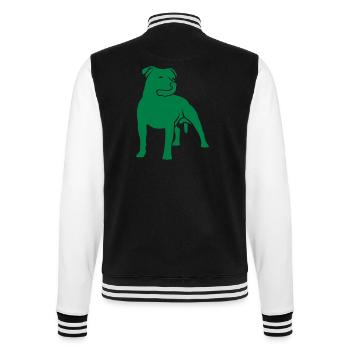 dogz_staffbull - College-Sweatjacke - Schwarz/Weiß - Hinten - Marisol (170cm)