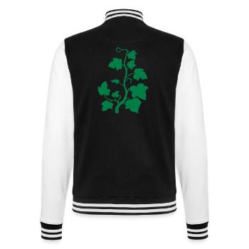 ivy - College Sweat Jacket - black/white - Back - Marisol (170cm)