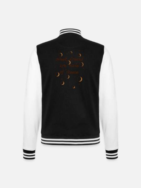 02_sweet dreams are made of cheese - College-Sweatjacke - Schwarz/Weiß