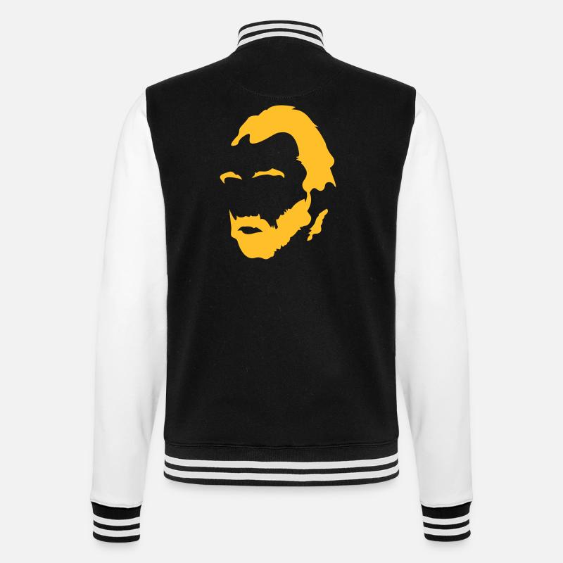 Vincent Van Gogh Beard - College-Sweatjacke - Schwarz/Weiß