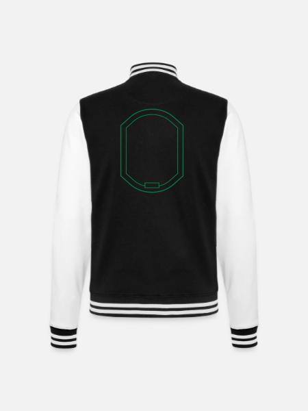 Original frame unusual - College Sweat Jacket - black/white
