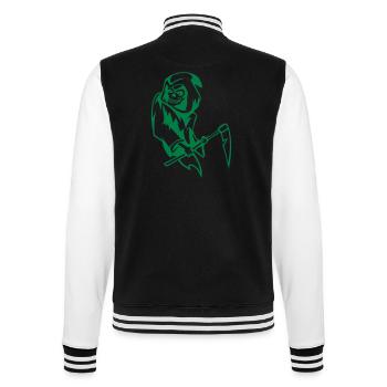 La Faucheuse - Veste Teddy - noir/blanc - Dos - Marisol (170cm)