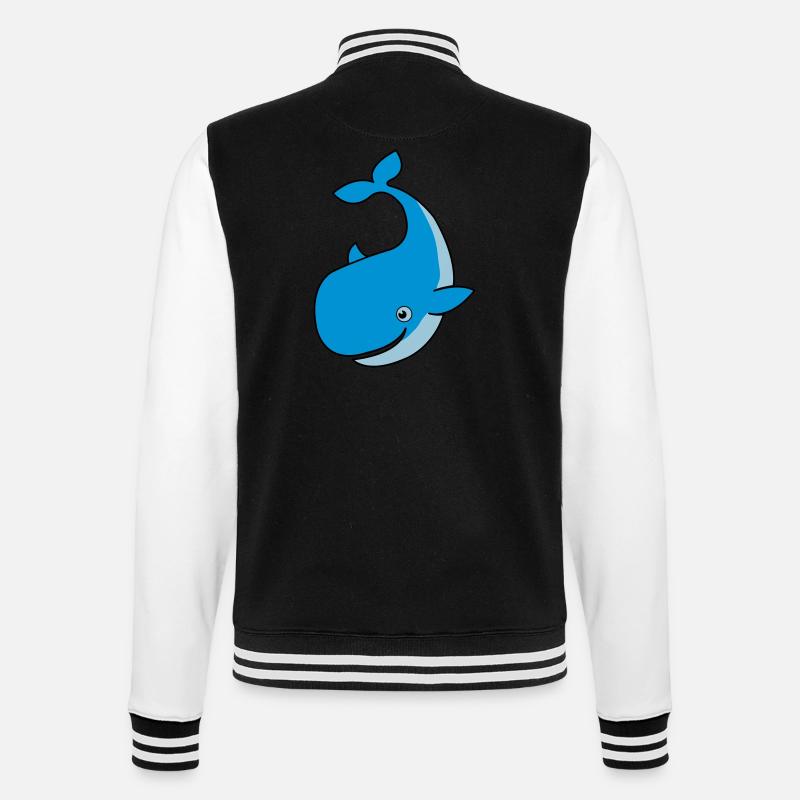 wal_02 - Veste Teddy - noir/blanc