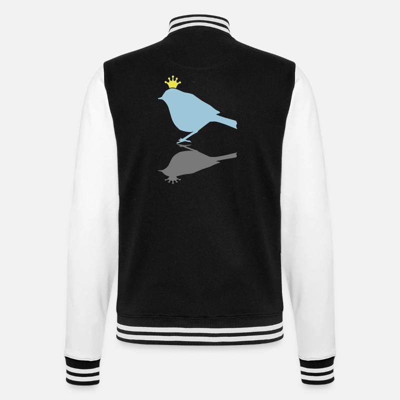 23_animal - College Sweat Jacket - black/white