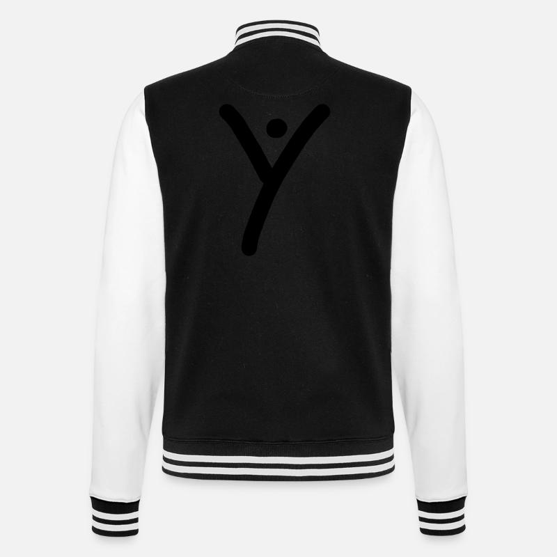 iYpsilon iY - College-Sweatjacke - Schwarz/Weiß