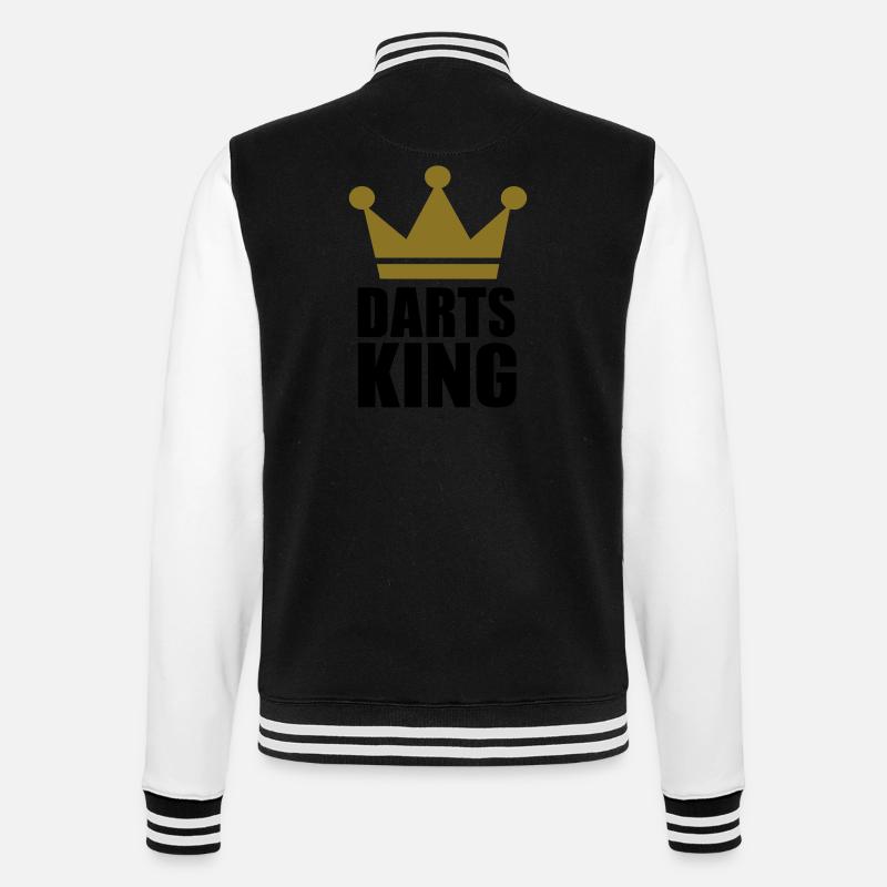 Darts King - Veste Teddy - noir/blanc
