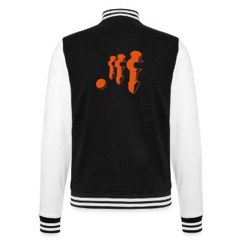 Kickershirt Logo Outline Negativ - Kickershirt - College-Sweatjacke - Schwarz/Weiß - Hinten - Marisol (170cm)