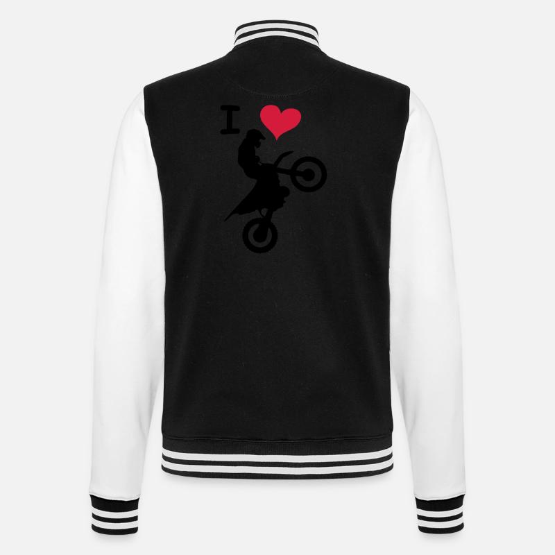 love jump - College-Sweatjacke - Schwarz/Weiß
