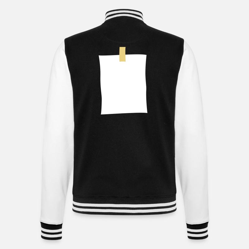 post_it_note - Veste Teddy - noir/blanc