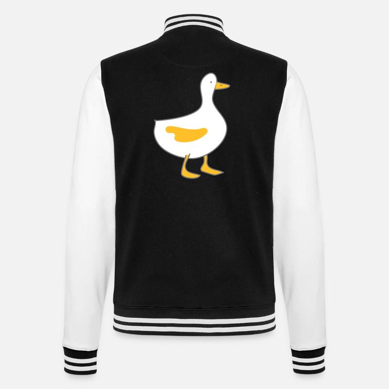 Canard 4 - Veste Teddy - noir/blanc