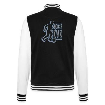 Soccer Dad Gewinner Logo - College-Sweatjacke - Schwarz/Weiß - Hinten - Marisol (170cm)