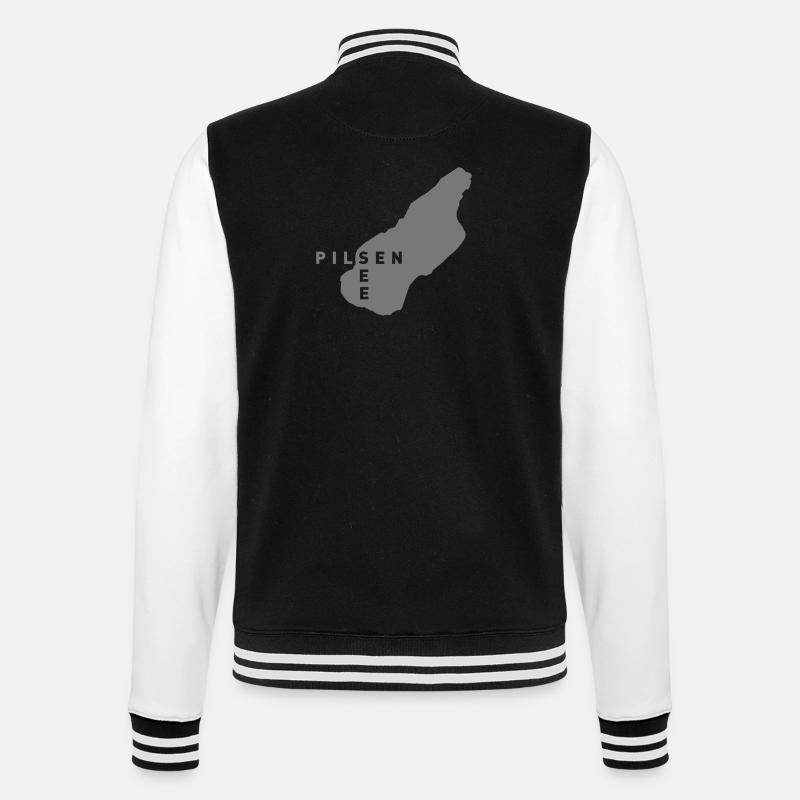 Pilsensee Original - College-Sweatjacke - Schwarz/Weiß