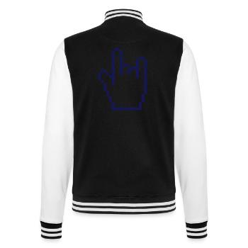 signe des cornes - Veste Teddy - noir/blanc - Dos - Marisol (170cm)