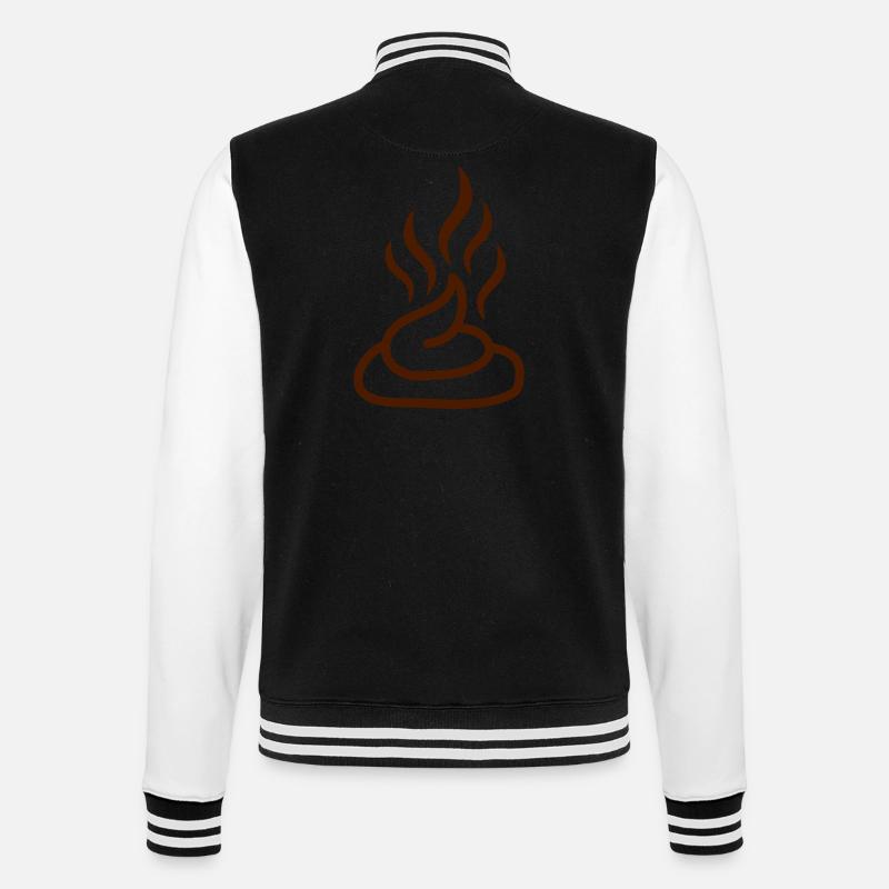 Shit - College-Sweatjacke - Schwarz/Weiß