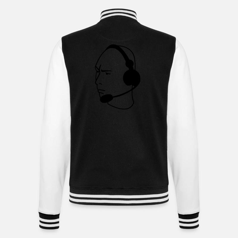 Alderiate - Veste Teddy - noir/blanc