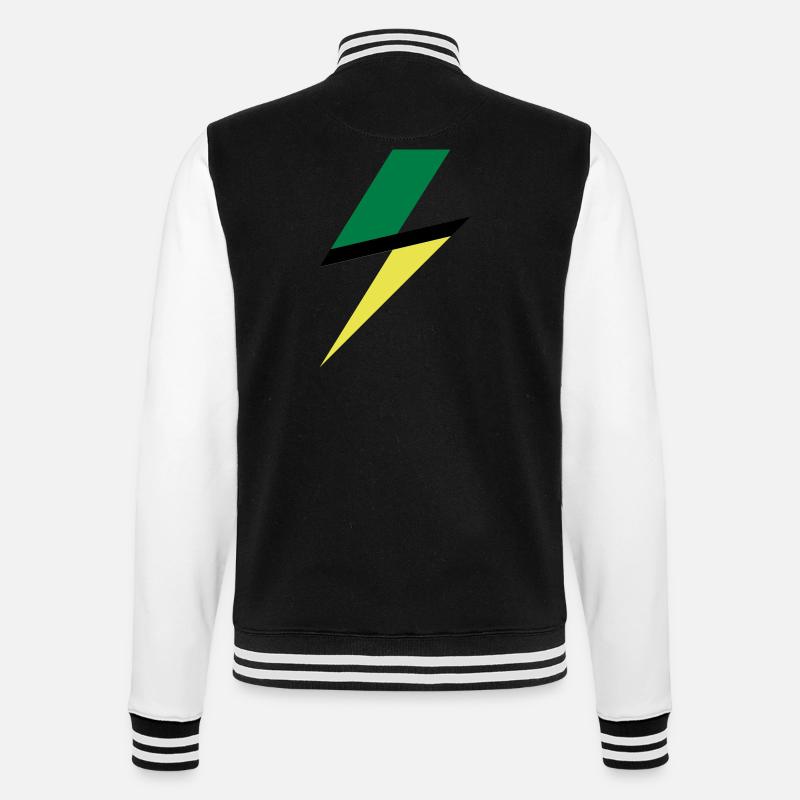usain bolt - College-Sweatjacke - Schwarz/Weiß