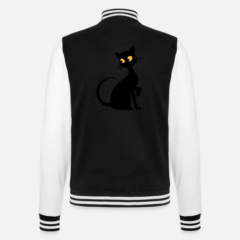 Chat - College Sweat Jacket - black/white