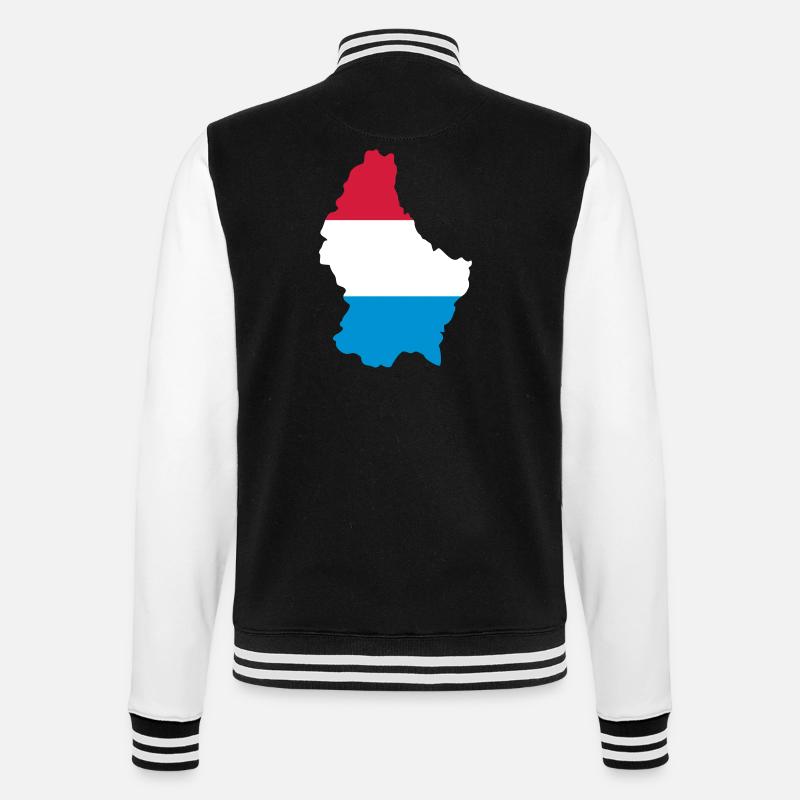 Luxembourg - College Sweat Jacket - black/white
