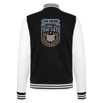 Animaux de compagnie tous les chats - Veste Teddy - noir/blanc - Dos - Marisol (170cm)