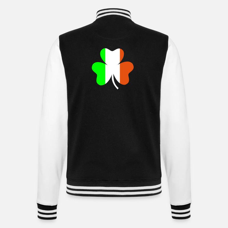 Irlande - Veste Teddy - noir/blanc