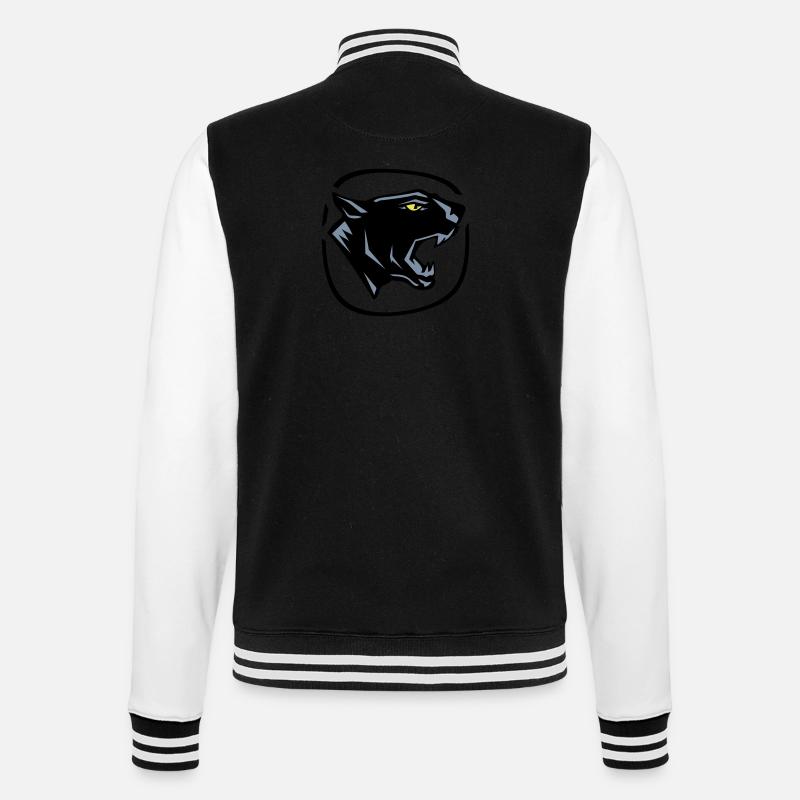 panthère_3 - College Sweat Jacket - black/white