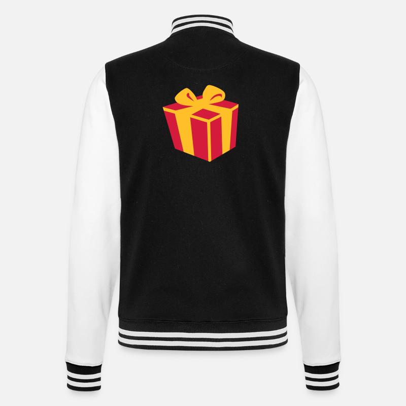 Present gift - College Sweat Jacket - black/white