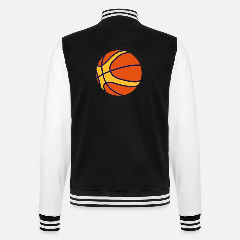 Basket-ball 2013 3c - Veste Teddy - noir/blanc