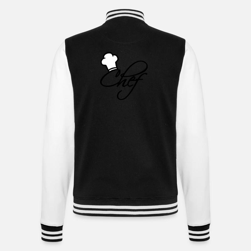 Chef Chef's Hat I Love - College Sweat Jacket - black/white