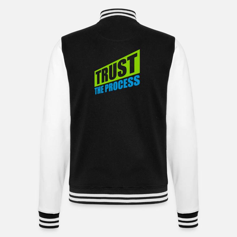 faire confiance au processus Devis - Veste Teddy - noir/blanc