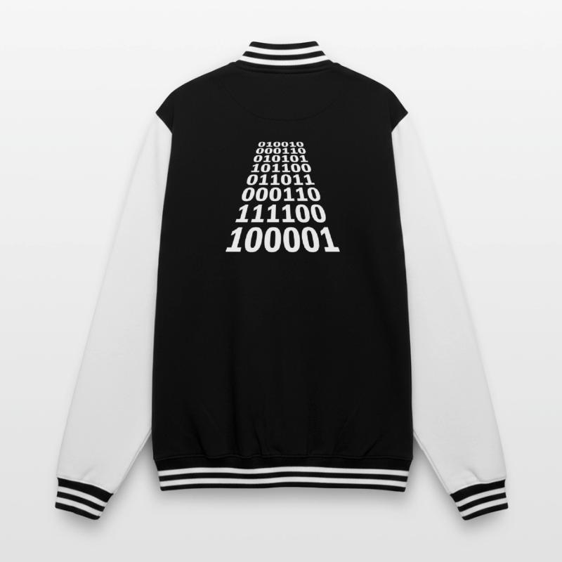 Langage de programme de code binaire Veste Teddy